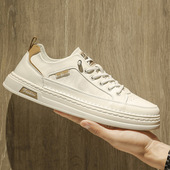 轻便厚底增高小白潮鞋 男鞋 百搭潮流运动休闲板鞋 男士 夏季 2025新款