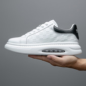 潮 新款 男鞋 特大码 百搭小白鞋 2025年春季 时尚 运动鞋 厚底休闲鞋 韩版