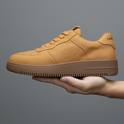 特大码男鞋2025春秋新款休闲运动鞋时尚百搭小白鞋男空军一号板鞋