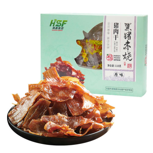 【海南农垦】黑猪赤烧118g赤烧猪肉干海南特产猪肉脯零食速食