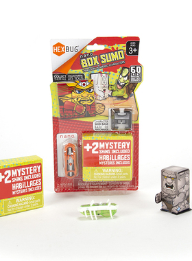 HEXBUG赫宝机器虫纳诺虫对战相扑竞技套装机械昆虫宠物智能玩具