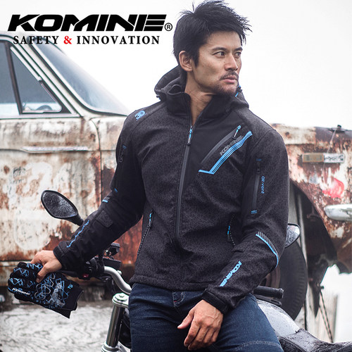 komine秋冬夜视摩托车骑行服夹克
