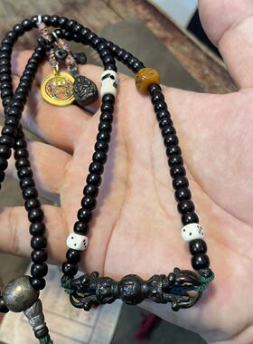 藏区天铁品质金刚杵椰蒂原创设计护佑平安脖挂项链