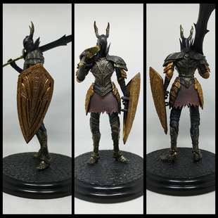 DXF 黑暗之魂 2代 黑骑士 黑薪王 雷多深渊行者 银骑士 盒装手办