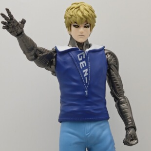 跨境热播热血动漫一拳超人系列杰诺斯琦玉龙卷模型摆件手办