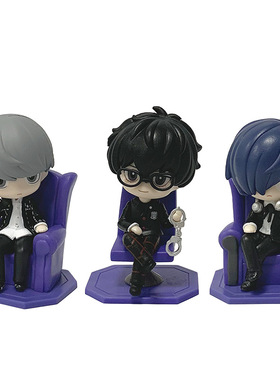 女神异闻录3携带版结城理 4黄金版鸣上悠 5皇家版雨宫莲手办盲盒