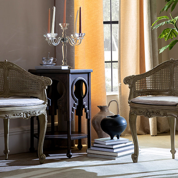 美式布艺老虎椅单人木质沙发复古客厅休闲椅子卧室高背藤椅实木