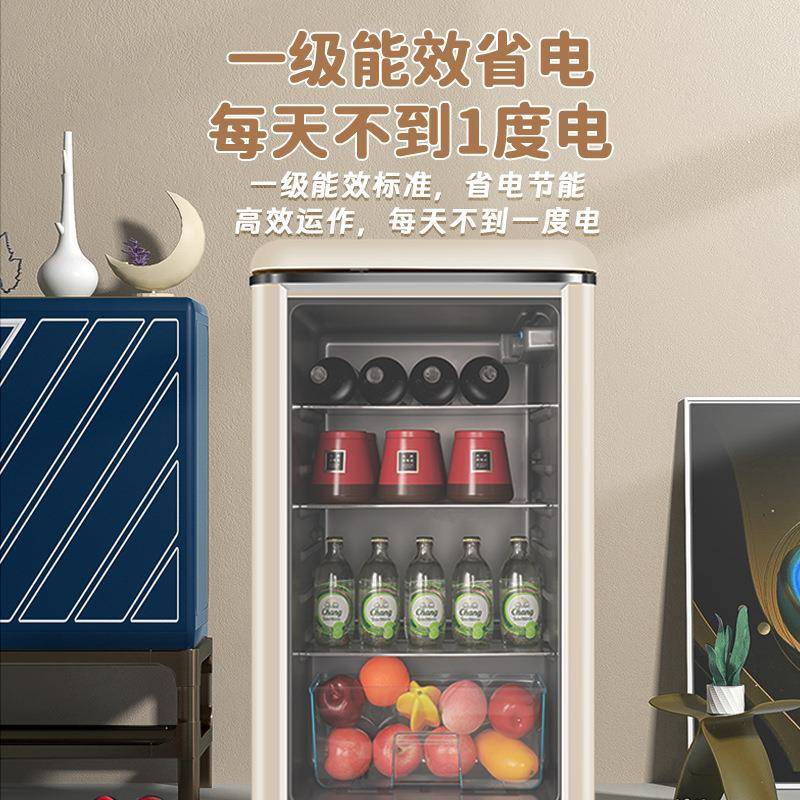 志.高复古冰吧冰箱家用小型客厅办公室用茶叶饮料高颜值冷冻冷藏