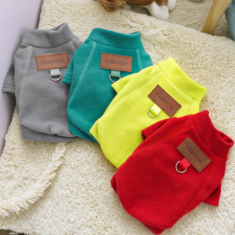 狗狗衣服秋冬季猫泰迪法斗柯基金毛小中大型犬帅气宠物可牵引新款