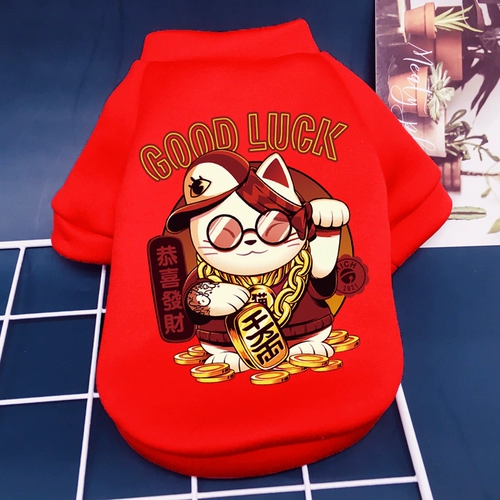 Pet Pet Teddy Puppy Cat Dog Puppy Одежда весна и осенняя одежда Зимняя маленькая собака плюс бархат Bibie Bebie Bebie Chihuahua модный бренд