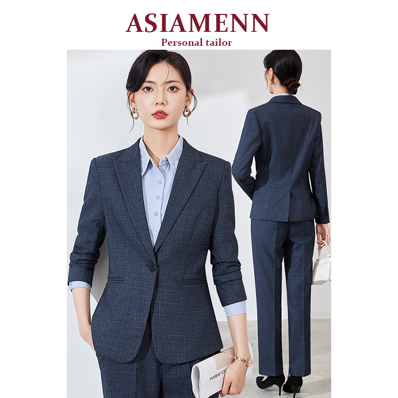 西装套装女2025新款秋冬商务正装高级感修身公务员面试职业工作服