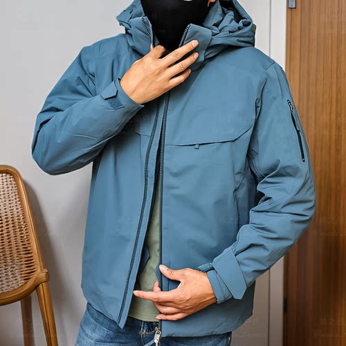 CondorLauren品质商务都市极寒鸭绒版户外防水连帽羽绒服7759