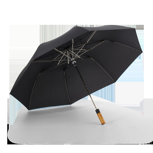德国男士枫木手柄半自动抗风雨伞