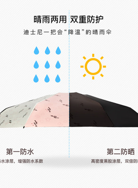德国kobold雨伞女晴雨两用伞折叠太阳伞防紫外线五折遮阳伞