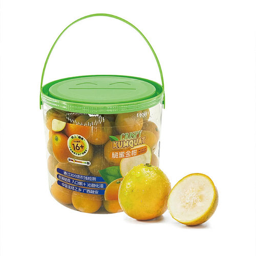 山姆代购广西柳州脆蜜金柑1.1kg新鲜橘子水果礼盒香甜多汁金桔