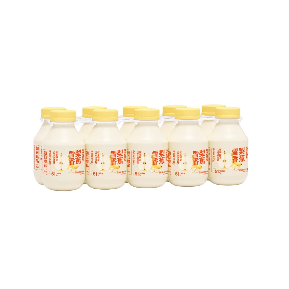 山姆朝日唯品脆嫩雪花梨香蕉风味发酵乳清甜滋润季节限定口感丝滑