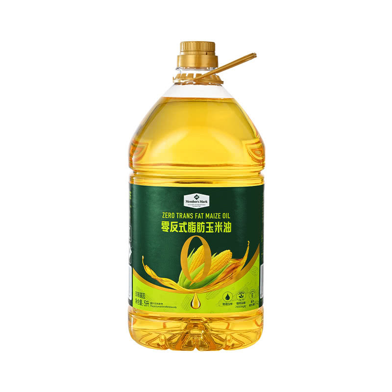 山姆超市代购0反式脂肪非转基因玉米胚芽玉米油5L烹饪富含维生素