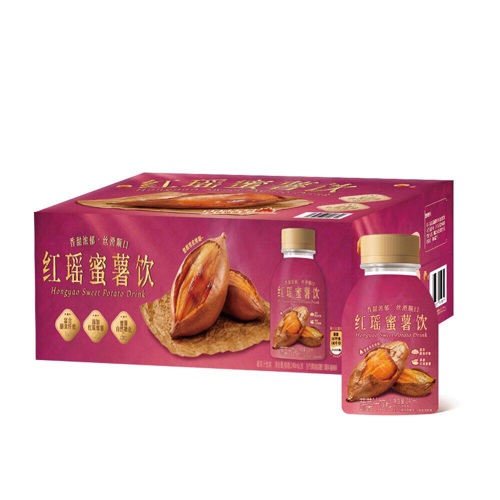 山姆红瑶蜜薯饮谷薯搭配自然糖化奶香醇厚健康饮品饮料含膳食纤维