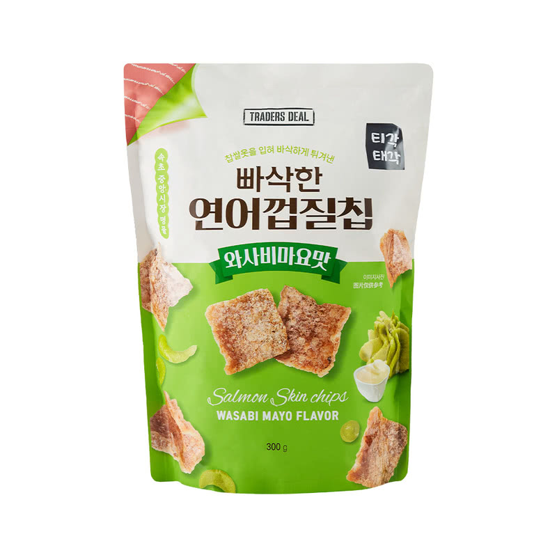 山姆韩国进口Traders Deal芥末蛋黄酱味鱼皮脆片咸香酥脆辛辣零食