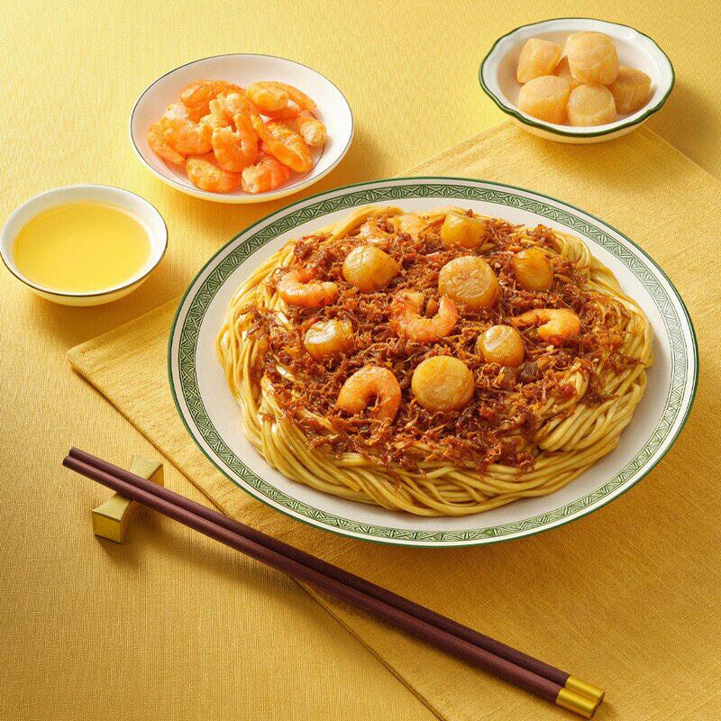山姆康师傅鹅油XO酱海鲜拌面日晒面条干贝虾仁金华火腿调料包夜宵