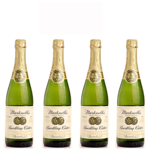 美国进口Martinelli's马蒂天尼苹果汁气泡水无酒精酒气水碳酸饮料