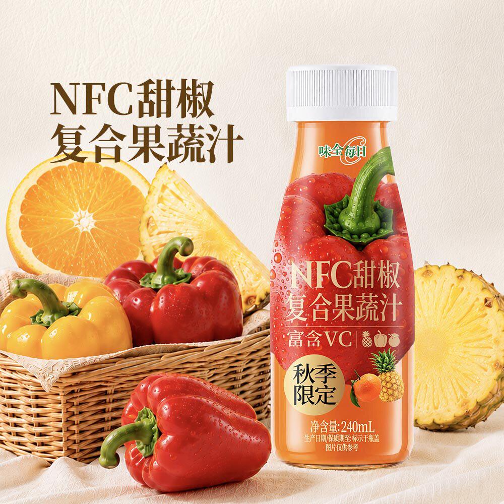 山姆味全NFC甜椒复合果蔬汁沃柑苹果汁椰子水菠萝汁橙汁富含维C