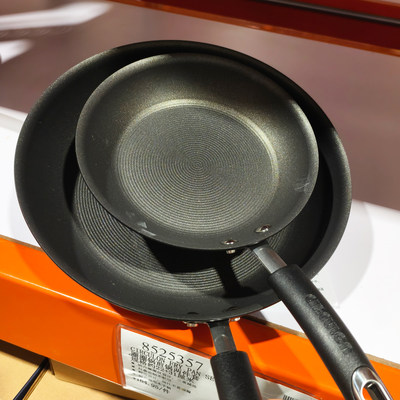 Costco开市客CIRCULON圈圈锅泰国进口铝合金煎锅大小两件家用炒锅