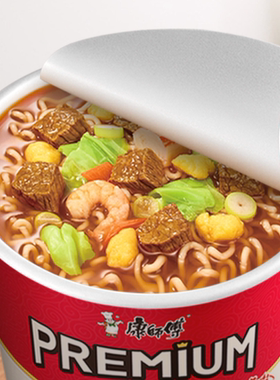 开市客康师傅红烧牛肉面大块牛肉粒虾仁速食方便面泡面免撒料夜宵