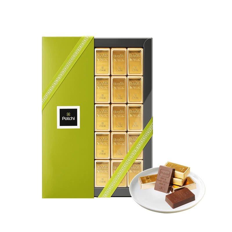 山姆代购黎巴嫩进口Patchi金砖形榛子酱夹心牛奶巧克力16颗265克