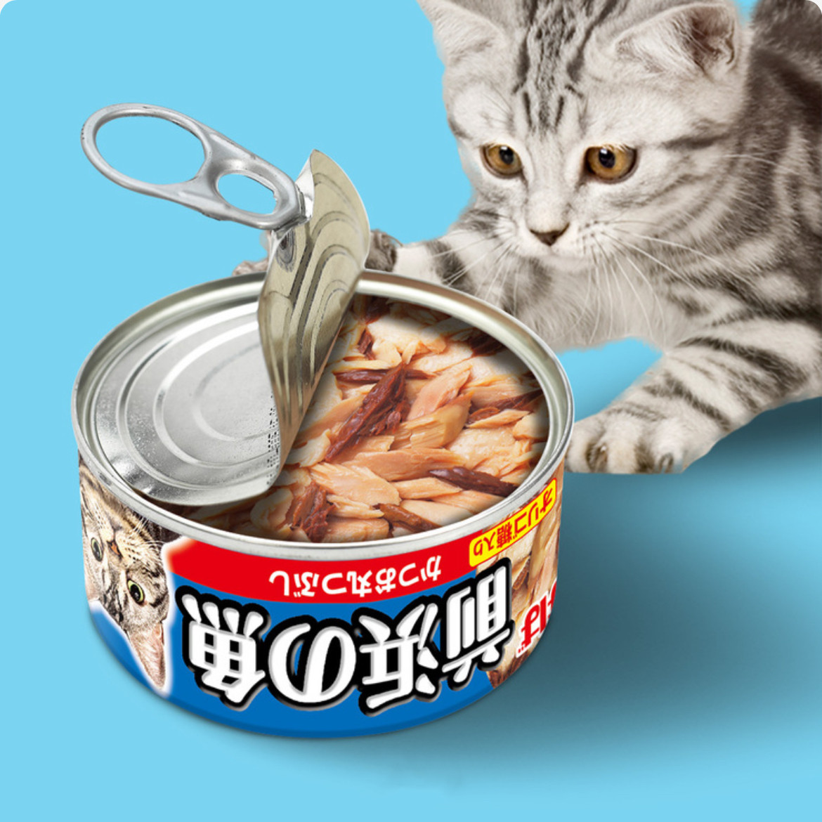 costco泰国进口伊纳宝前滨的鱼猫罐头鱼粮鲣鱼凤尾鱼三文鱼金枪鱼