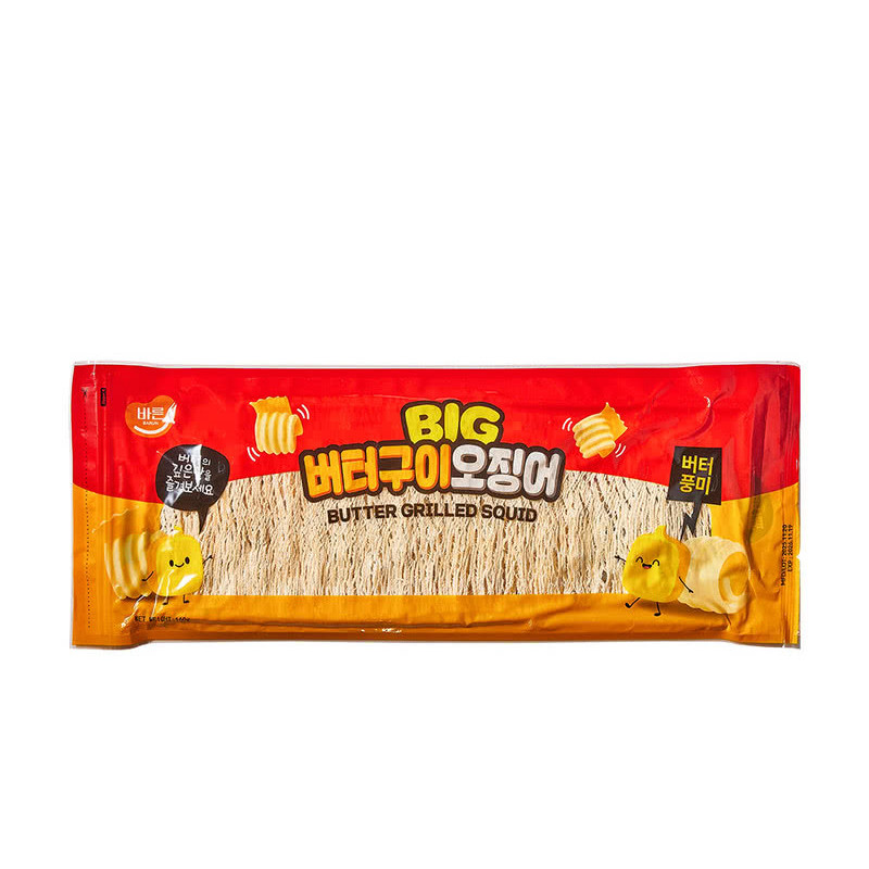 山姆代购韩国进口香烤黄油味鱿鱼160g深海鲜鱿鲜香大块厚实零食