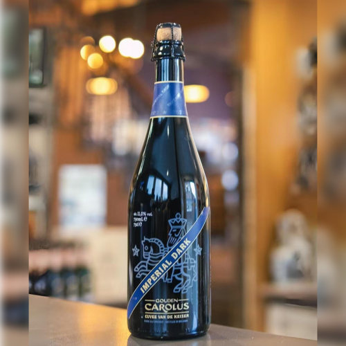 山姆代比利时进口啤酒大赛金奖金卡露帝王蓝带啤酒Gouden Carolus
