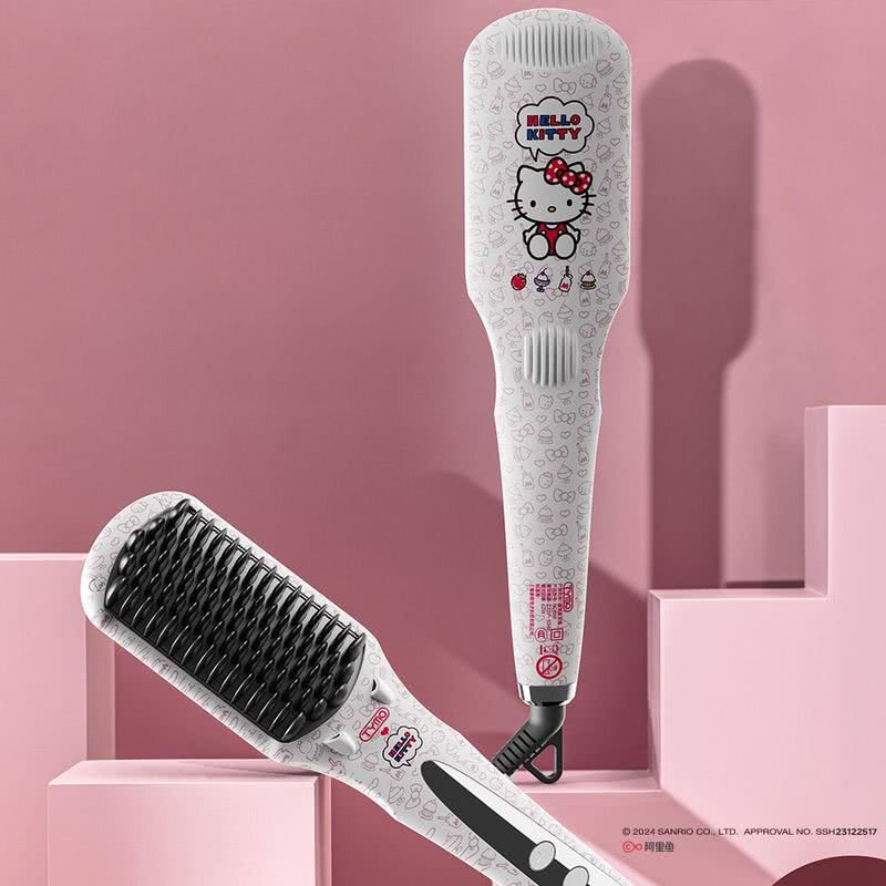 山姆代购TYMO凯蒂猫hello kitty直发梳不伤美发造型梳子蓬松拉直