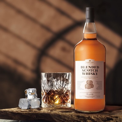 山姆超市代购英国原瓶进口苏格兰调配威士忌1.75L大瓶蒸馏酒洋酒