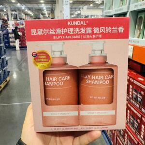 开市客韩国KUNDAL昆黛尔丝滑护理洗发露微风铃兰香头发粗糙改善