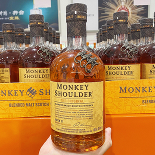 英国产三只猴子苏格兰单一纯麦芽调配和威士忌洋酒代购大瓶1000ml