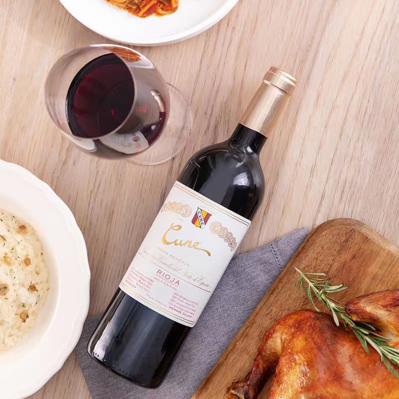 山姆西班牙进口橡木桶24个月里奥哈优质法定产区特级珍藏红葡萄酒