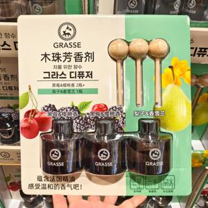 开市客韩国进口BULLSONE劲牛王木珠芳香剂家用纯天然精油3瓶装