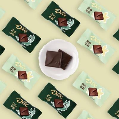 会员超市Dove德芙茉莉0糖无糖茶粹黑巧克力正山小种横州茉莉零食