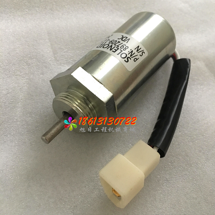 五十铃4LE2发动机熄火电磁阀