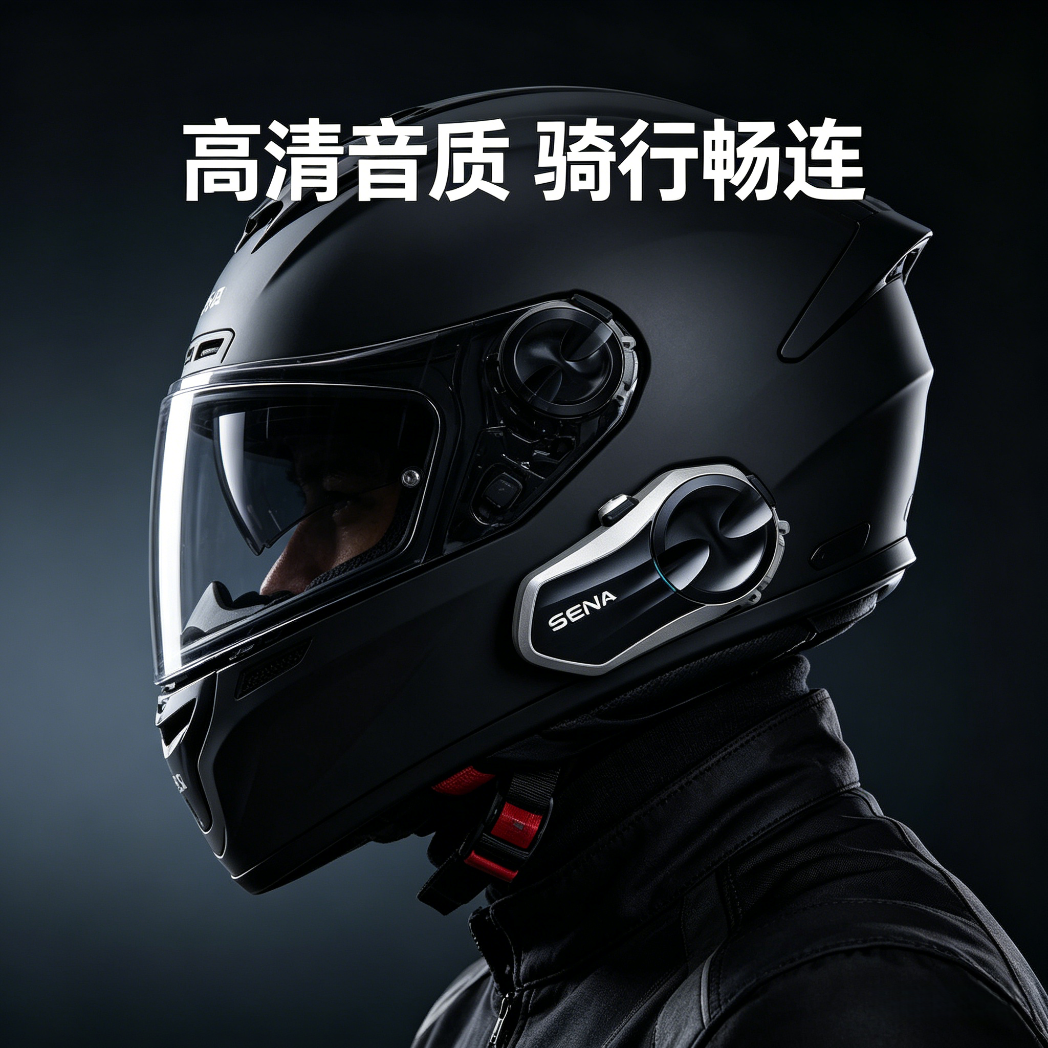 SENA头盔蓝牙耳机 塞纳c30 全盔内置自研HD单元机车骑行专用