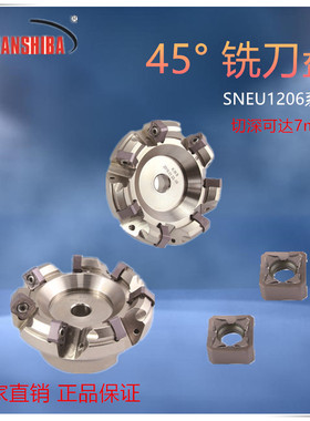 悍狮霸FMA45度80 160铣床数控加工中心铣刀盘匹配SNEU1206刀头粒