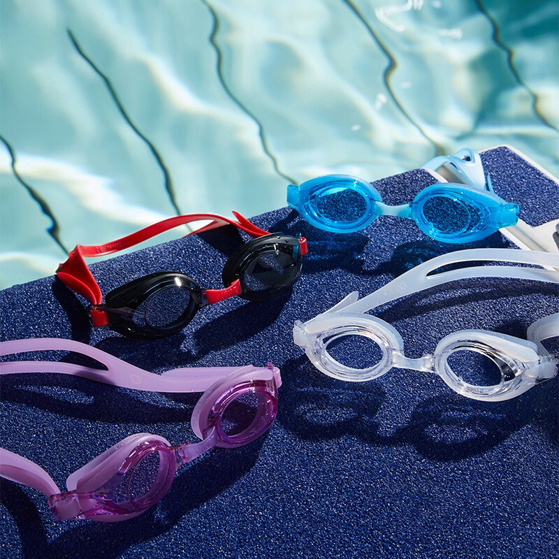 arena阿瑞娜儿童进口镀膜泳镜男孩女孩炫彩防水防雾高清游泳镜