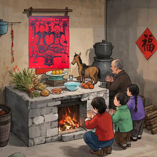 宣纸印制 灶王爷 门神 土地爷 保生大帝 洒金宣纸 年画版画贴画