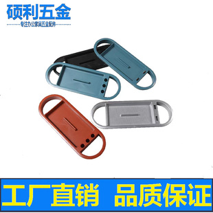 办公家具五金配件新款台面文具USB穿线盒ABS塑料椭圆形线孔盖