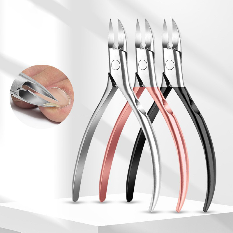 甲沟钳不锈钢鹰嘴钳去死皮钳修厚甲硬指甲刀嵌甲剪修脚钳指甲