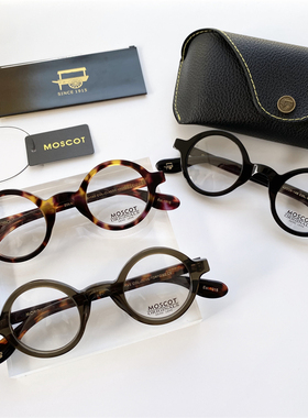 MOSCOT玛士高眼镜框ZOLMAN男女同款复古板材橄榄绿小脸近视眼镜架
