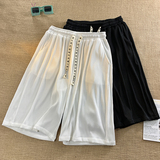 港风宽松平铺短裤男生运动裤D312-KD535-P35，男装休闲裤，电商D312-1