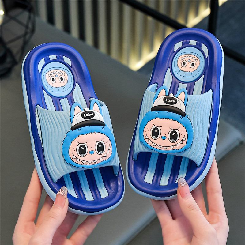 拉布布儿童拖鞋男童春夏季26新款男孩可爱卡通女童防滑柔软凉拖鞋