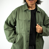 HO工装 DOOITT GUNG 兜袋全棉斜纹耐磨尖领春秋外套夾克